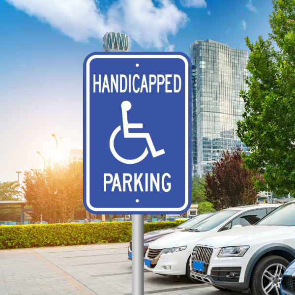Handicap Parking with Symbole